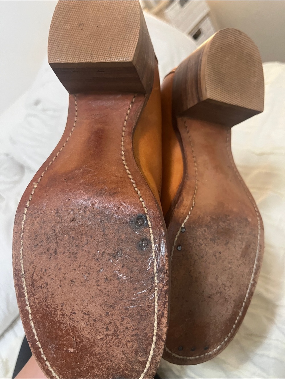 VINTAGE FRYE LACE UP BOOTS - Picture 4 of 5
